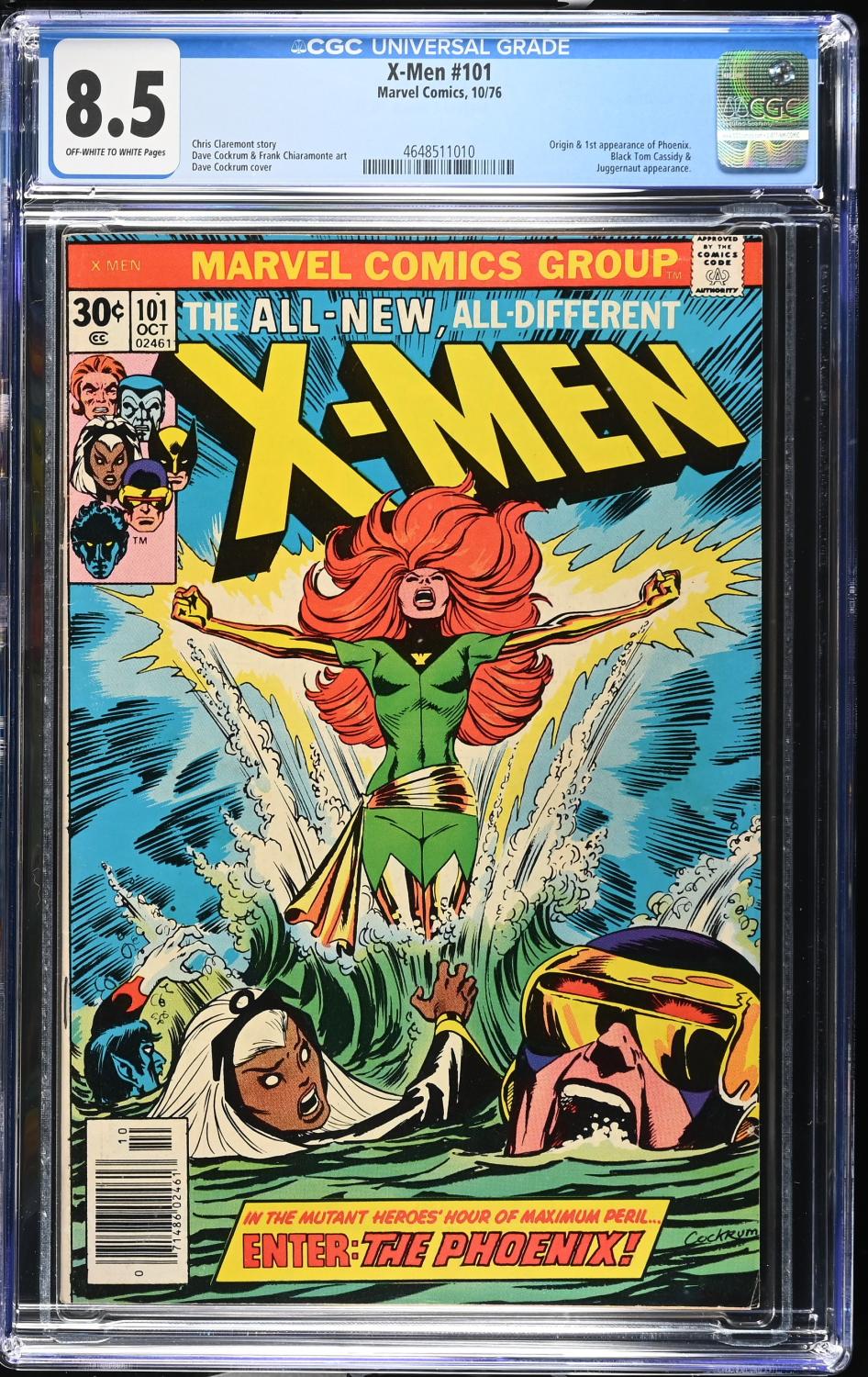 X-MEN #101 CGC 8.5 VF+ 1ST APPEARANCE PHOENIX MARVEL COMICS 1976