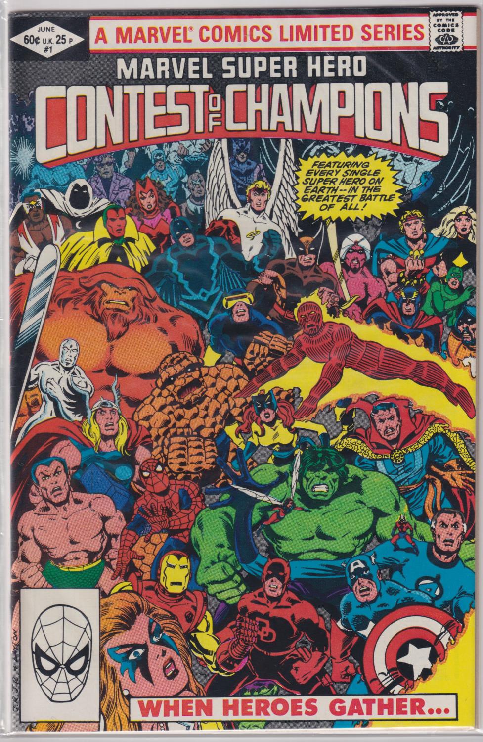 MARVEL SUPER HERO CONTEST OF CHAMPIONS #1-3 COMPLETE SET MARVEL 1982