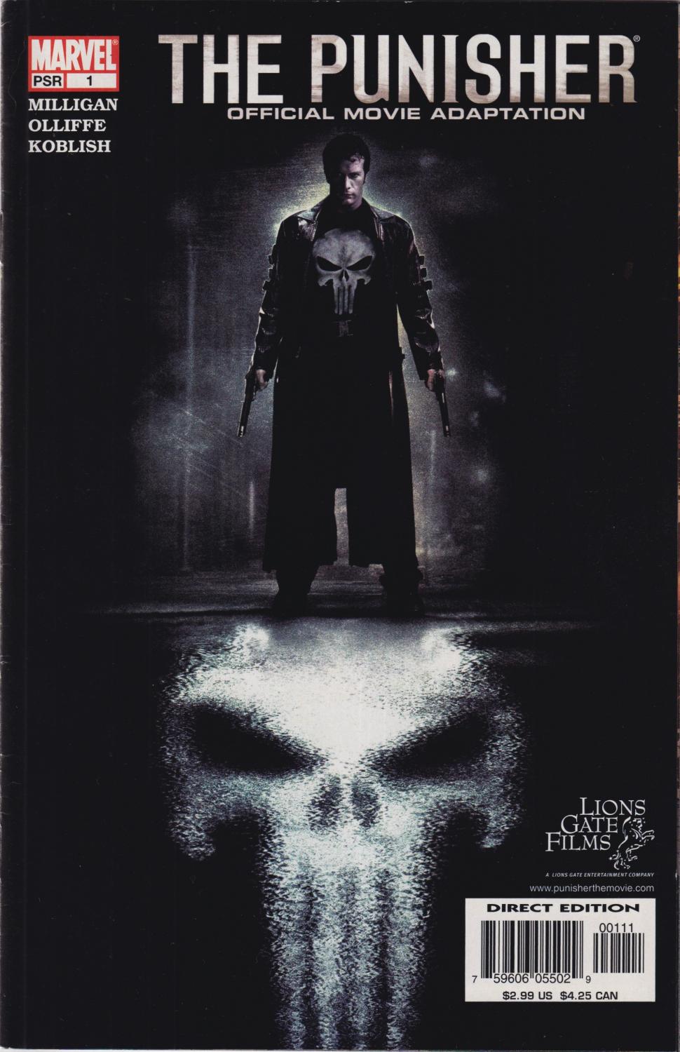 PUNISHER OFFICIAL MOVIE ADAPTATION 2004 #1-3 COMPLETE SET