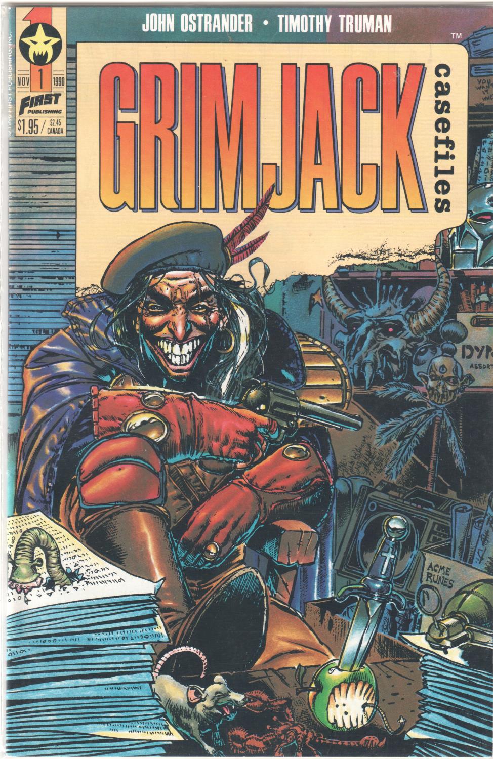GRIM JACK CASE FILES #1-5 COMPLETE SET