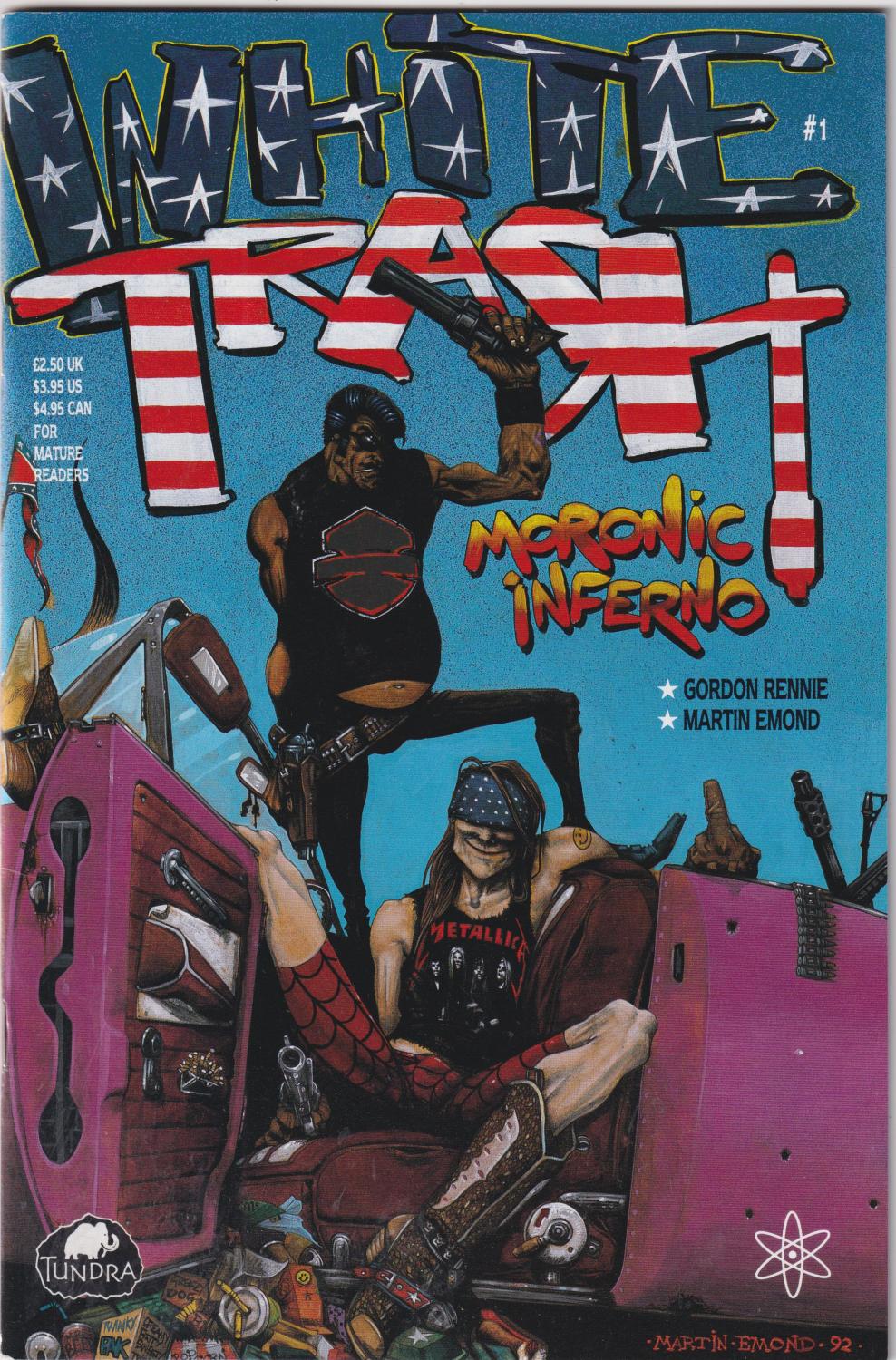 WHITE TRASH #1-4 TUNDRA 1992 COMPLETE SET