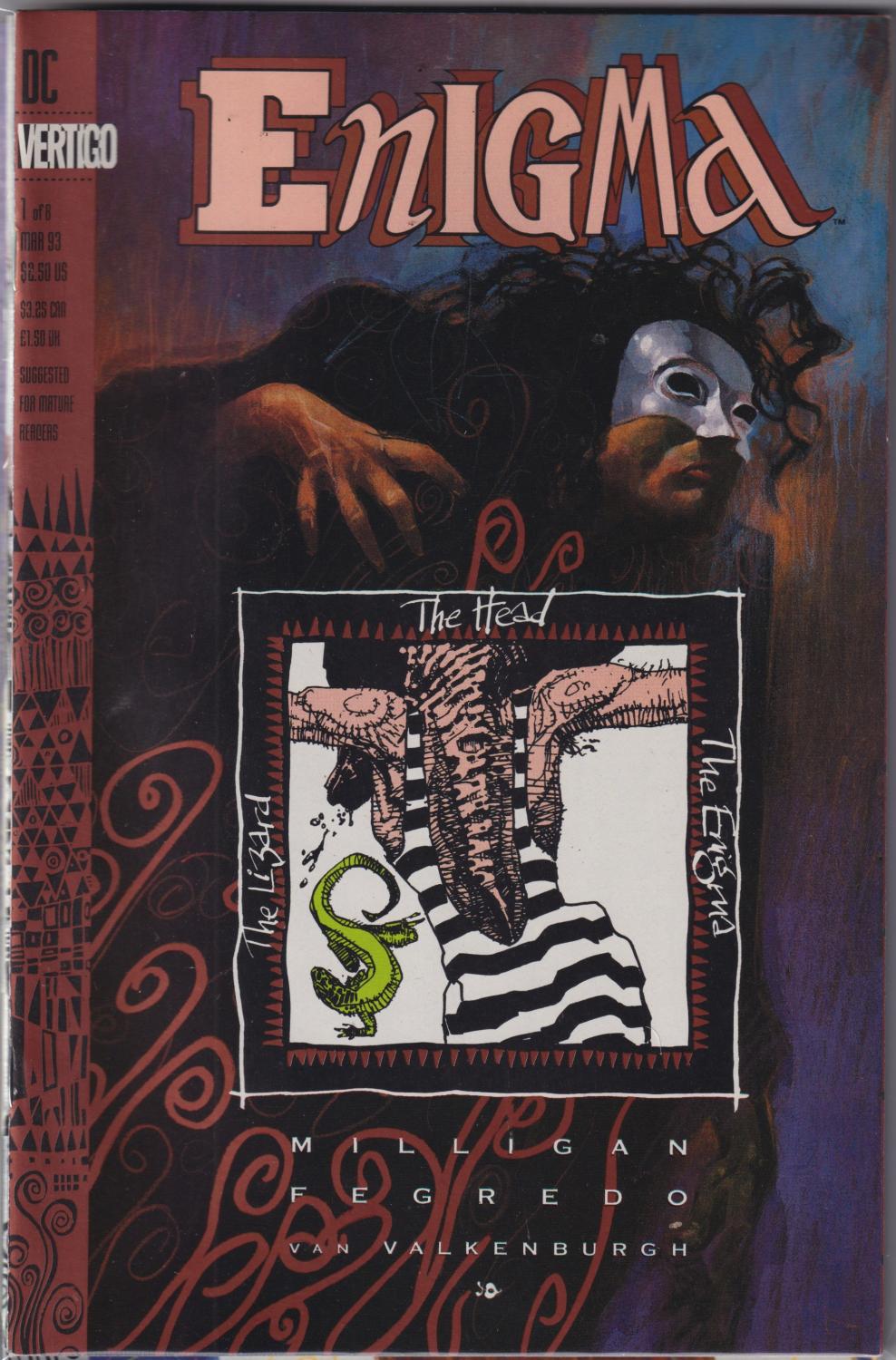 ENIGMA #1-8 DC 1993 COMPLETE SET