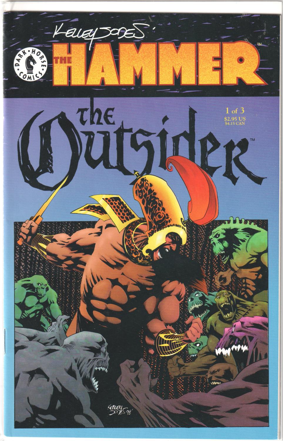 KELLY JONES' THE HAMMER THE OUTSIDER #1-3 DH 1999 COMPLETE SET