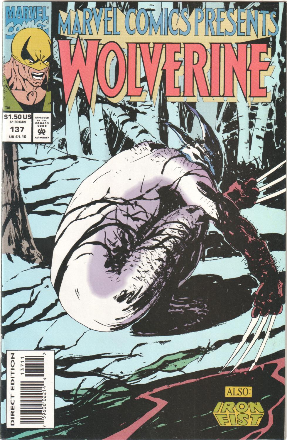 WOLVERINE in RUMBLE IN THE JUNGLE MCP 137-142, 1993 COMPLETE SET