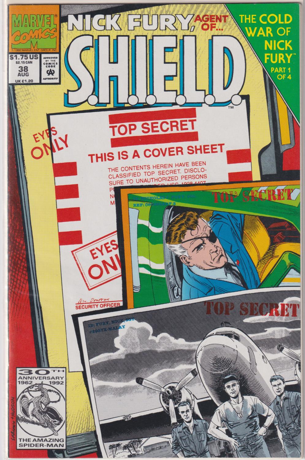 NICK FURY: THE COLD WAR OF NICK FURY SHIELD 38-41 COMPLETE SET
