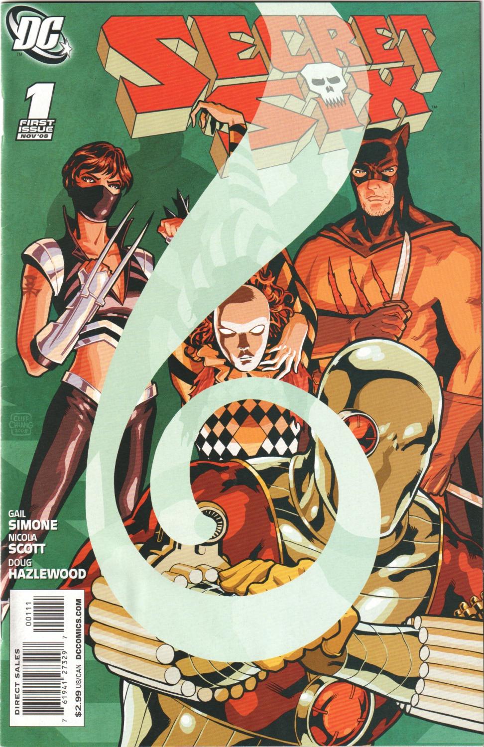 SECRET SIX #1-36 2008 COMPLETE SET