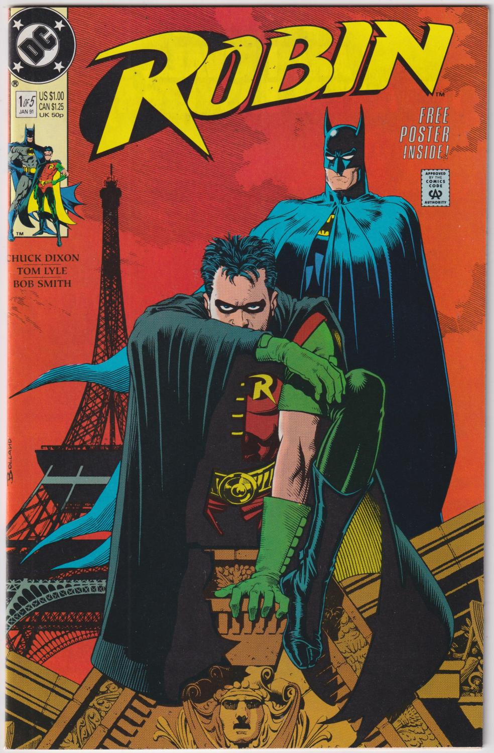 ROBIN #1-5 DC 1991 COMPLETE SET