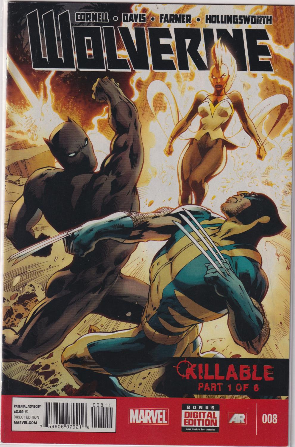 WOLVERINE #8-13 KILLABLE MARVEL 2013 COMPLETE SET