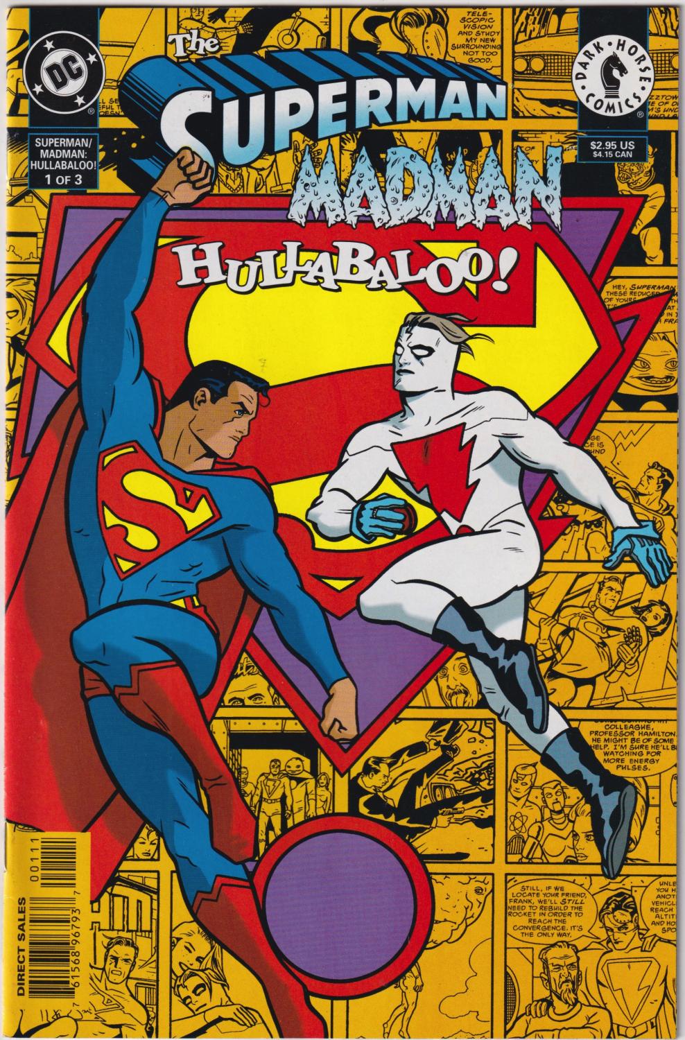 SUPERMAN MADMAN HULLABALOO! 1-3 COMPLETE SET