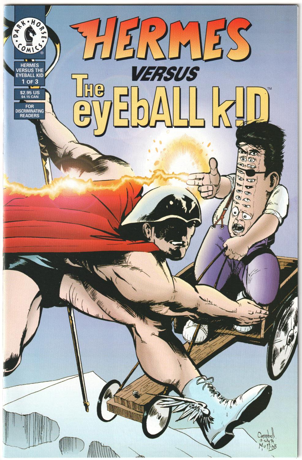 HERMES VERSUS THE EYEBALL KID 1-3 COMPLETE SET