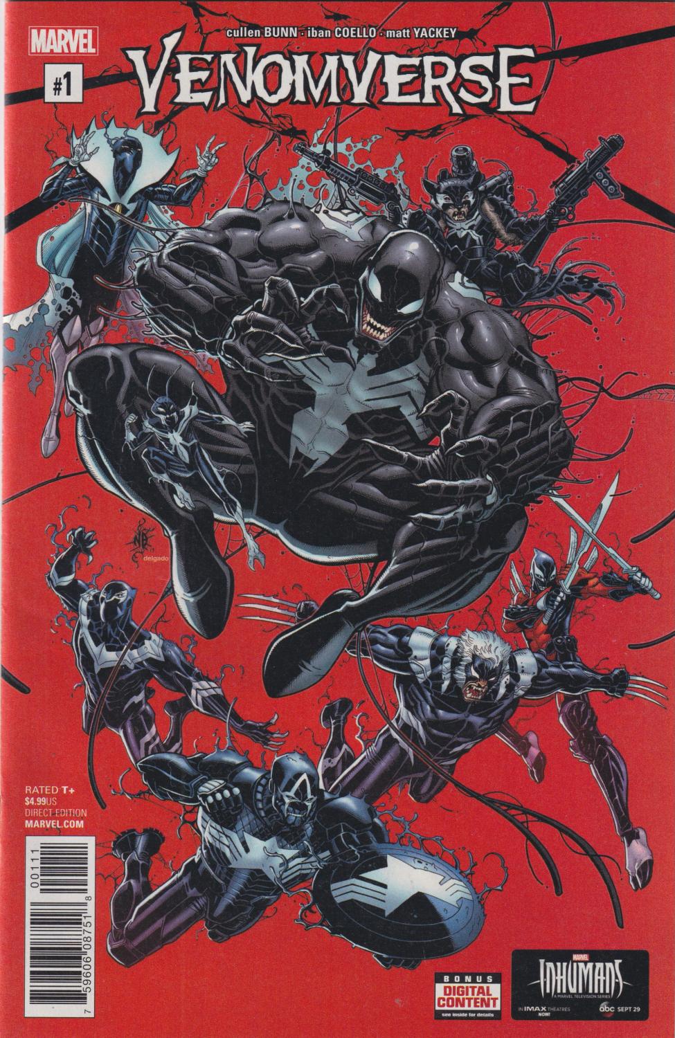VENOMVERSE 1-5 COMPLETE SET