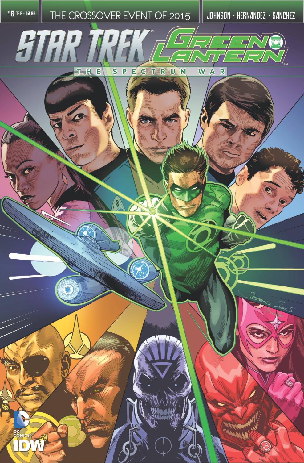 STAR TREK GREEN LANTERN #6 (OF 6)