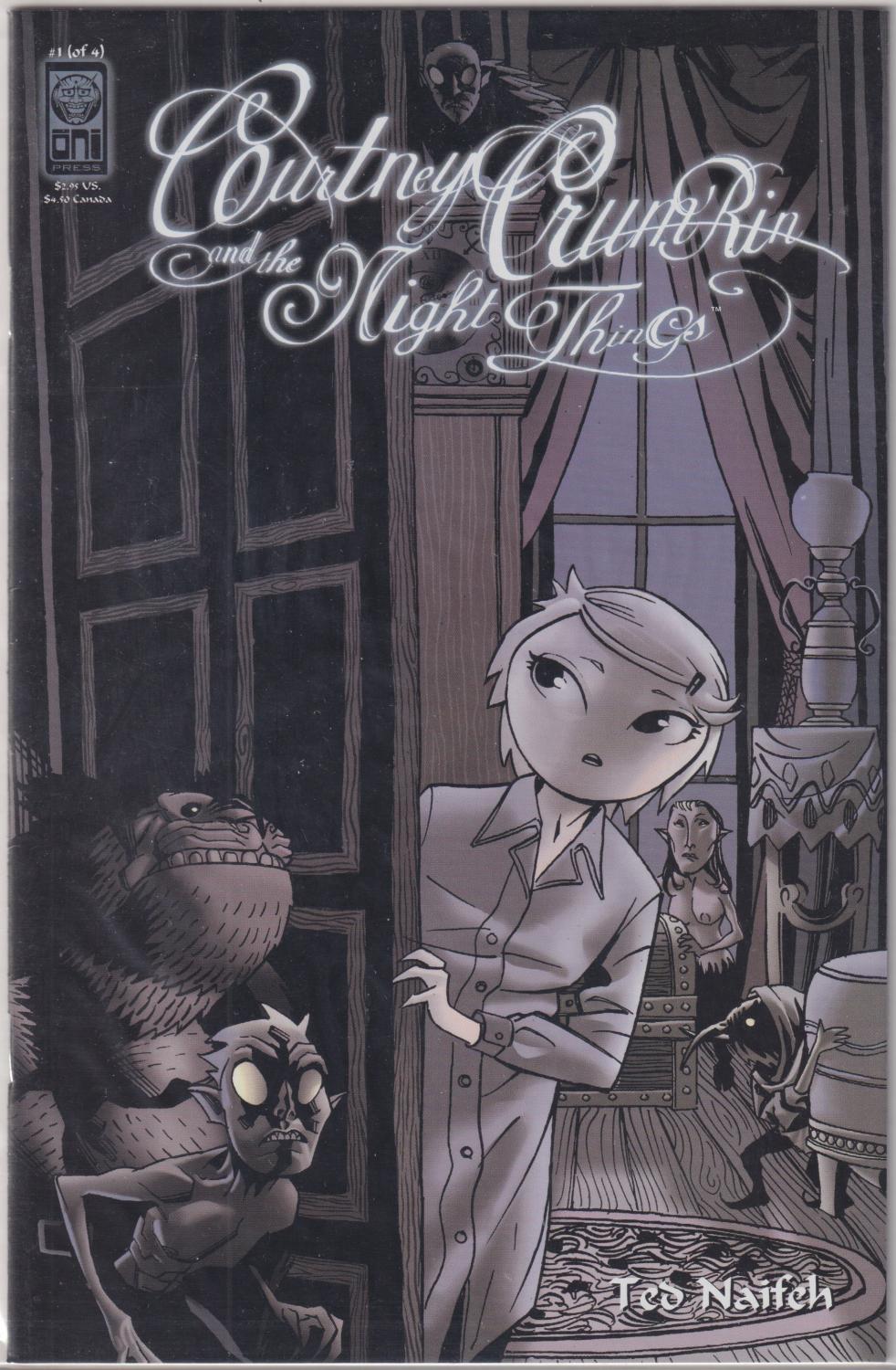 COURTNEY CRUMRIN AND THE NIGHT THINGS 1-4 COMPLETE SET