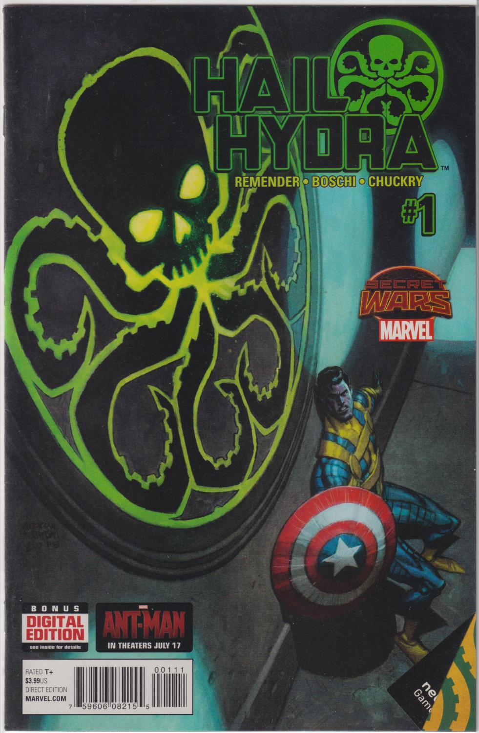 HAIL HYDRA 1-4 COMPLETE SET SECRET WARS