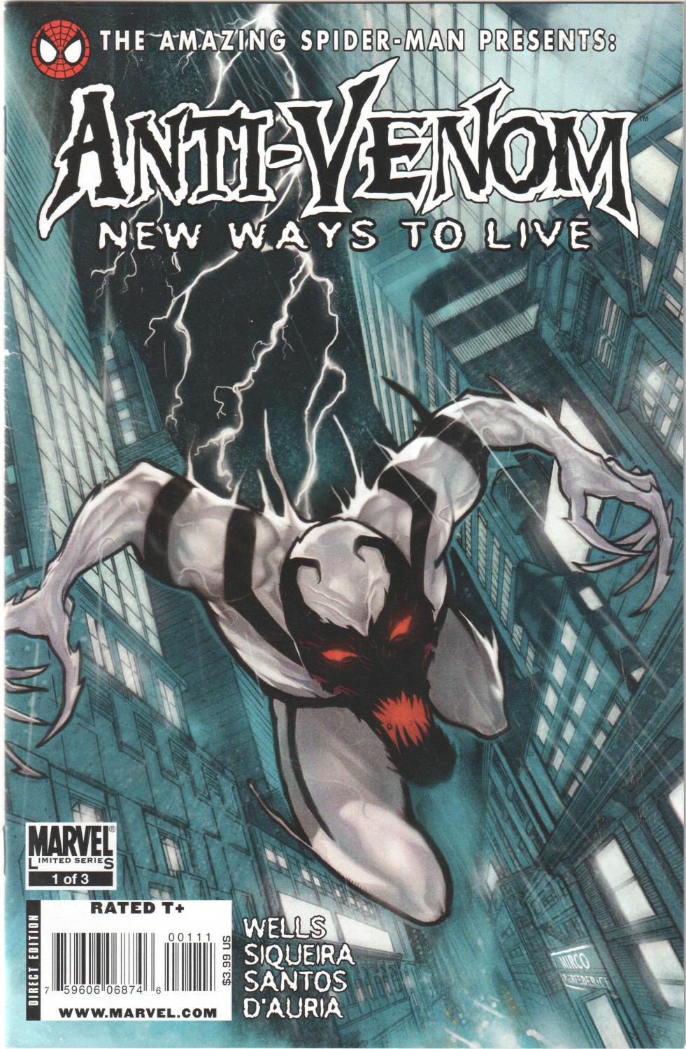 AMAZING SPIDER-MAN PRESENTS ANTI-VENOM NEW WAYS TO LIVE 1-3 COMPLETE SET