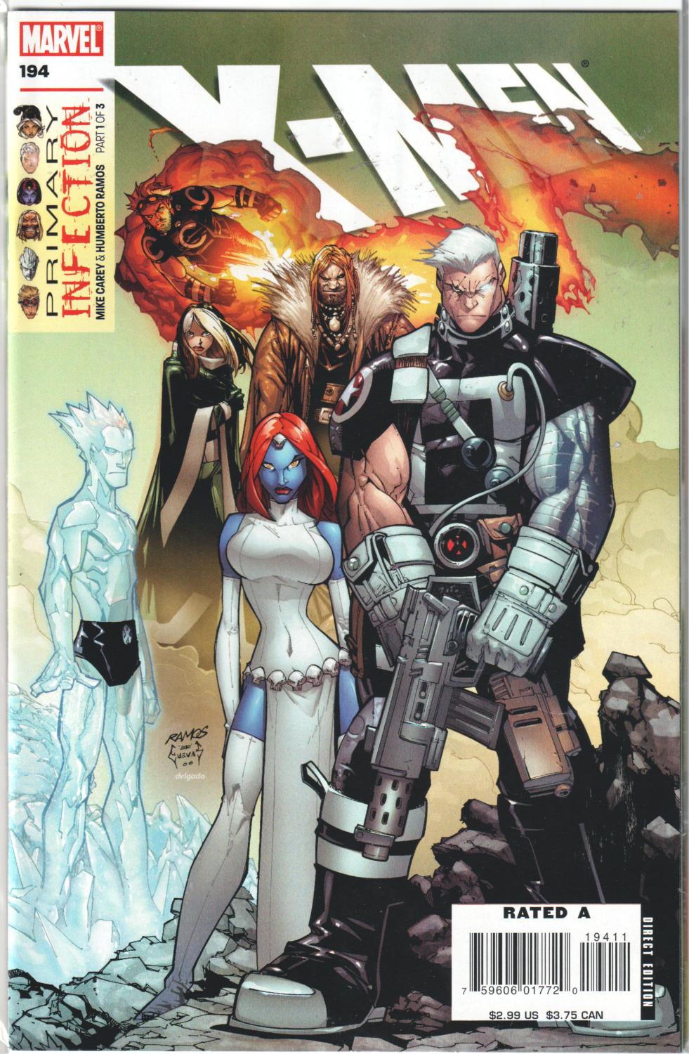X-MEN #194-196 PRIMARY INFECTION 2007 COMPLETE SET