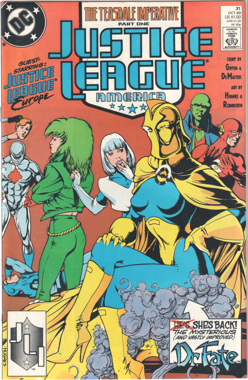THE TEASDALE IMPERATIVE, A JUSTICE LEAGUE FOUR PART COMPLETE SET
