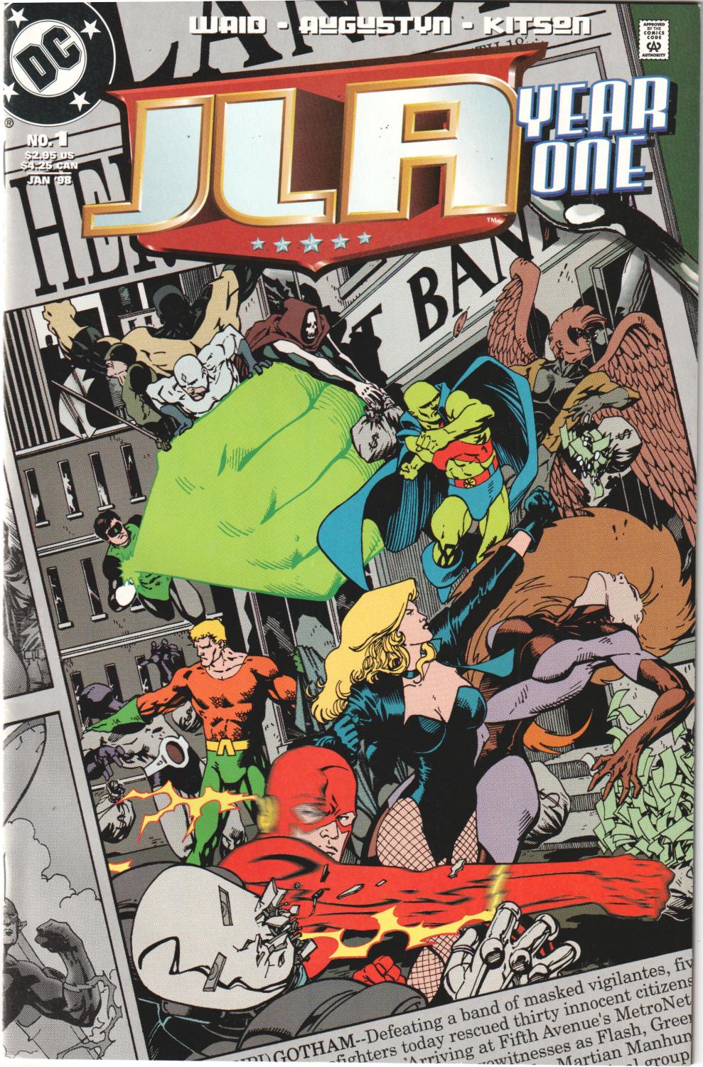 JLA YEAR ONE #1-12 1998 COMPLETE SET