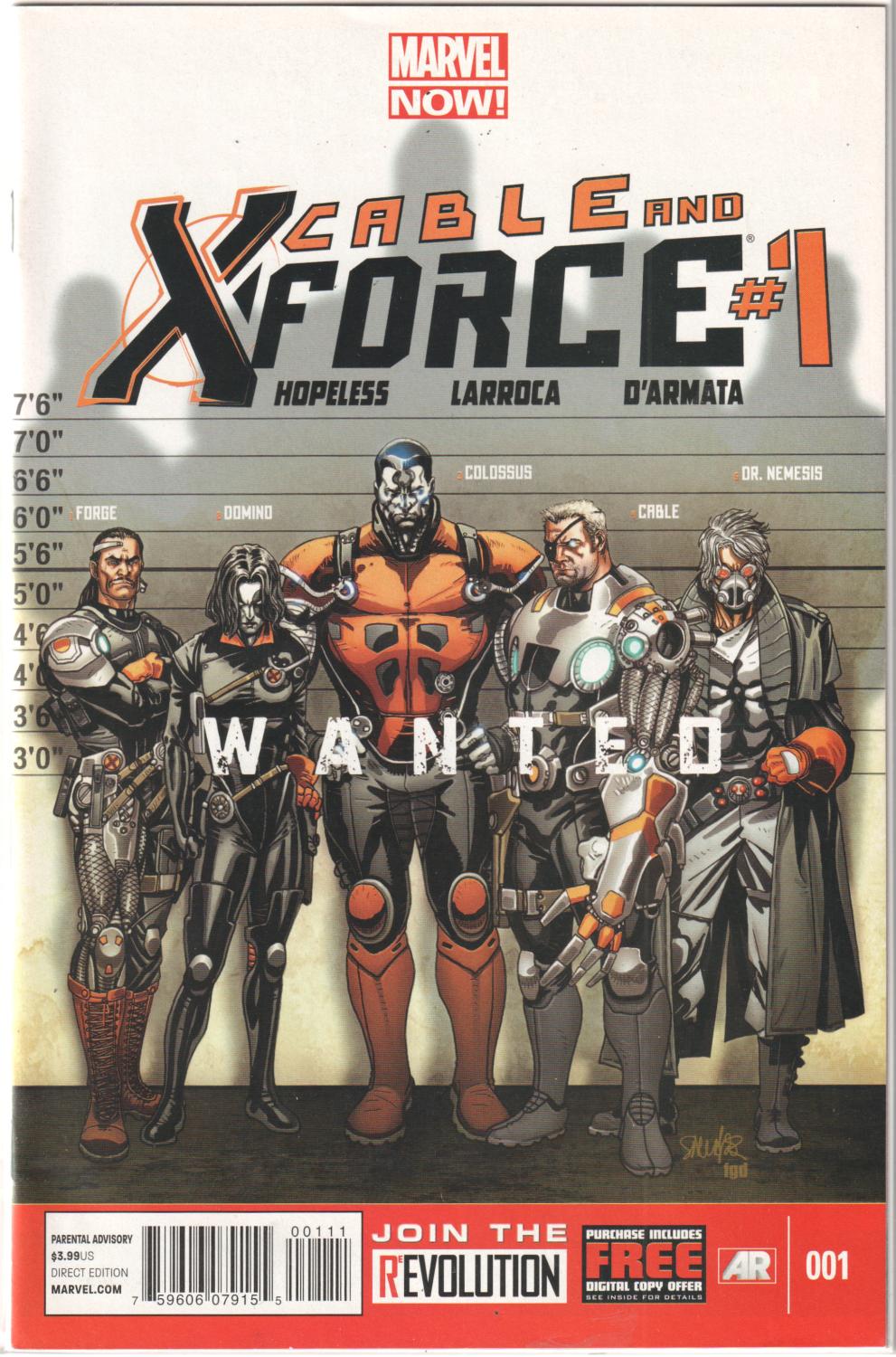CABLE AND X-FORCE #1-19 2012 COMPLETE SET