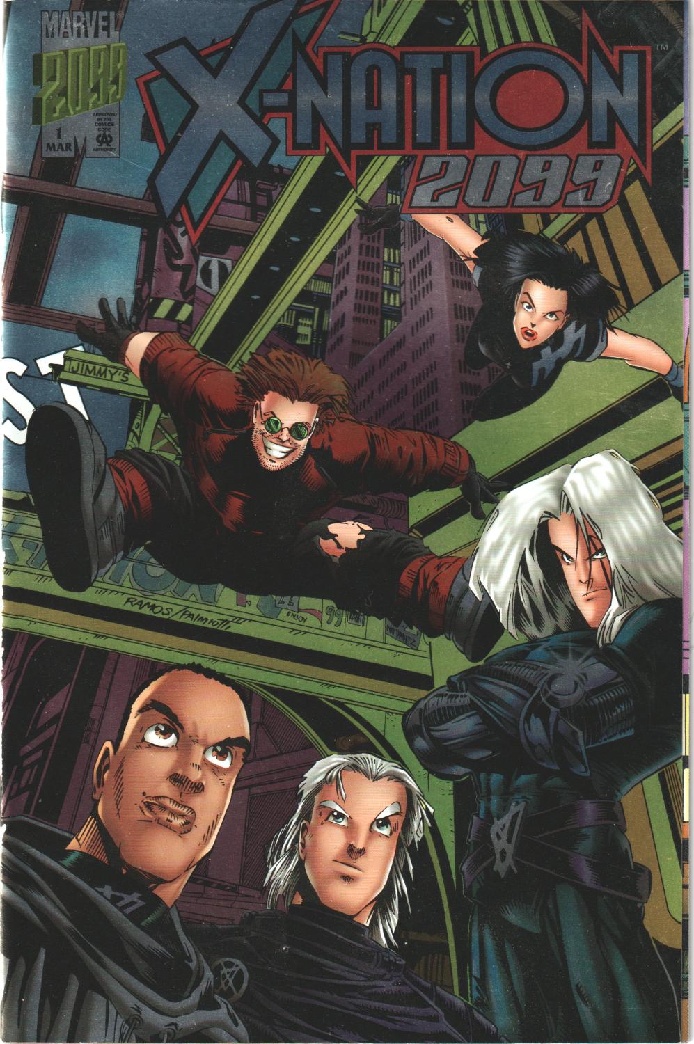 X-NATION 2099 #1-6 1996 COMPLETE SET