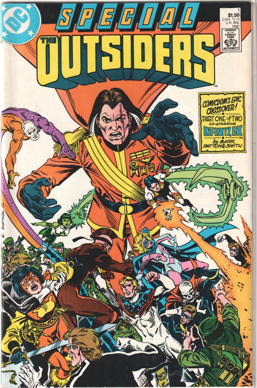 OUTSIDERS / INFINITY INC. TWO PART COMPLETE SET CROSSOVER