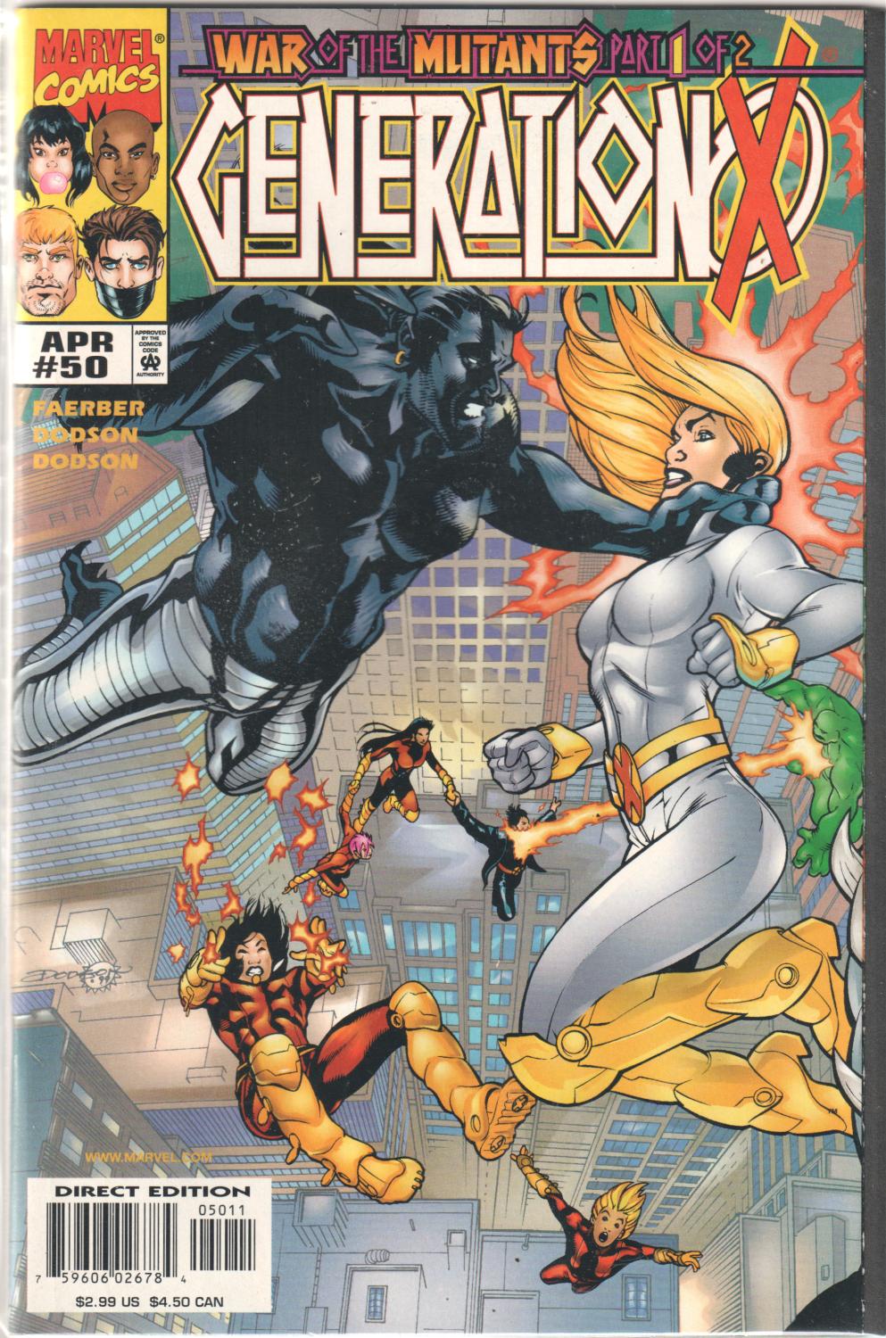 WAR OF THE MUTANTS 2-PART STORY 1999 COMPLETE SET