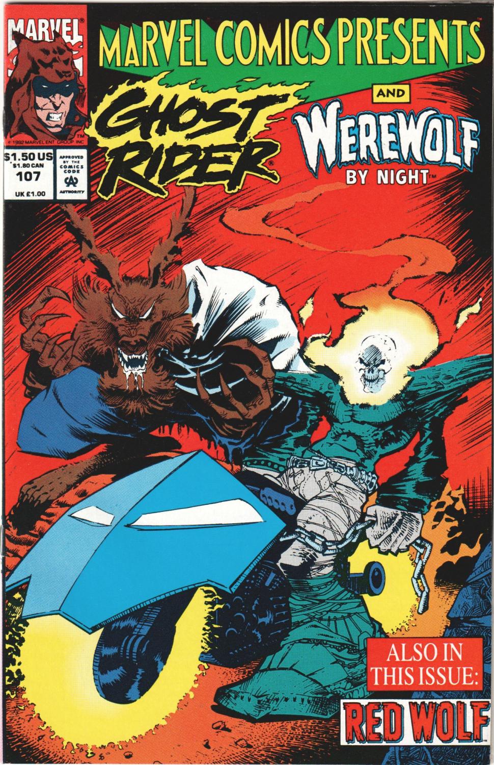 WEREWOLF BY NIGHT & GHOST RIDER RETURN O/T BRAINEATERS MCP 107-112 COMPLETE SET