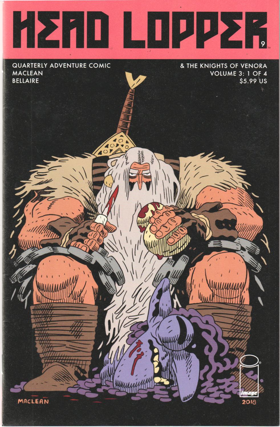 HEAD LOPPER V. 3 KNIGHTS OF VENORA #1-4 2018 COMPLETE SET