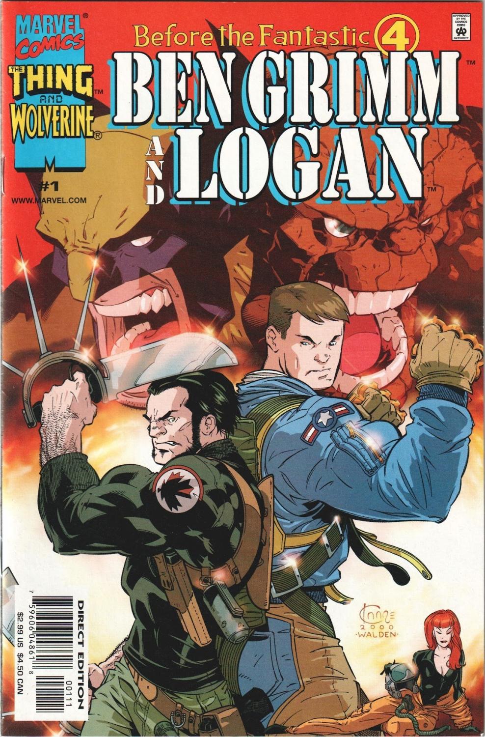BEN GRIMM & LOGAN #1-3 2000 COMPLETE SET