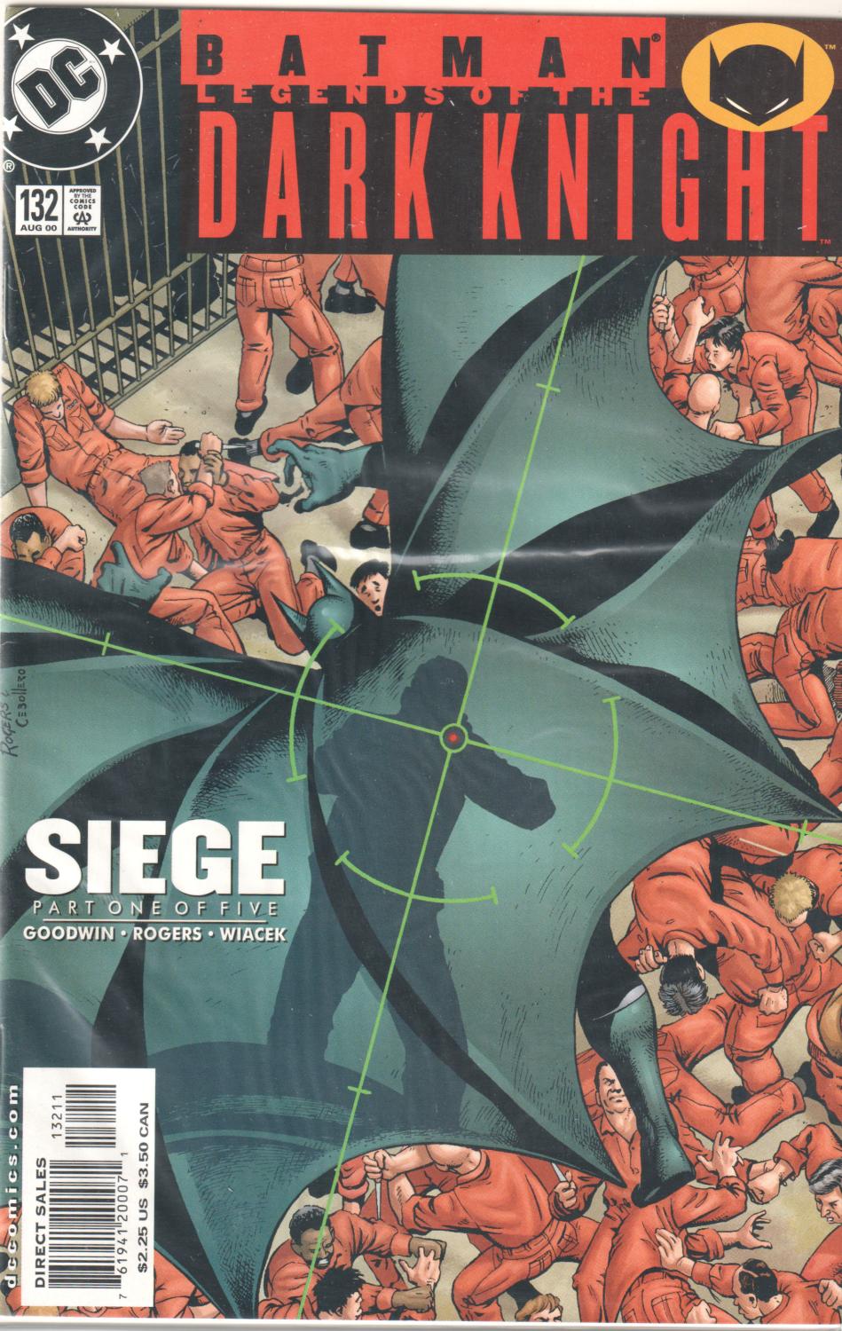 BATMAN LEGENDS O/T DARK KNIGHT SIEGE #132-136 COMPLETE SET