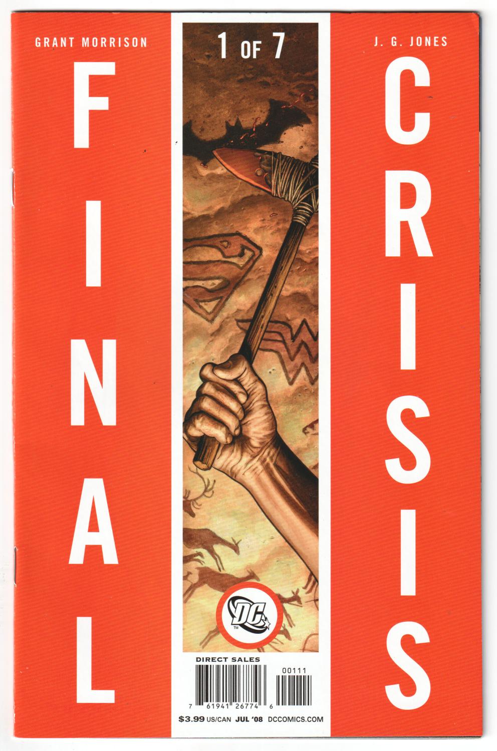 FINAL CRISIS #1-7 2008 COMPLETE SET