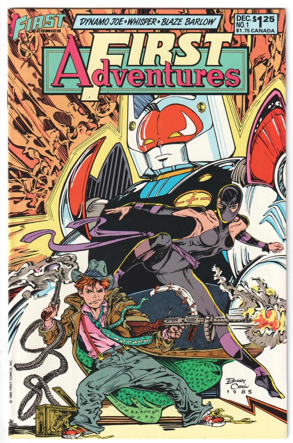 FIRST ADVENTURES #1-5 1985 COMPLETE SET