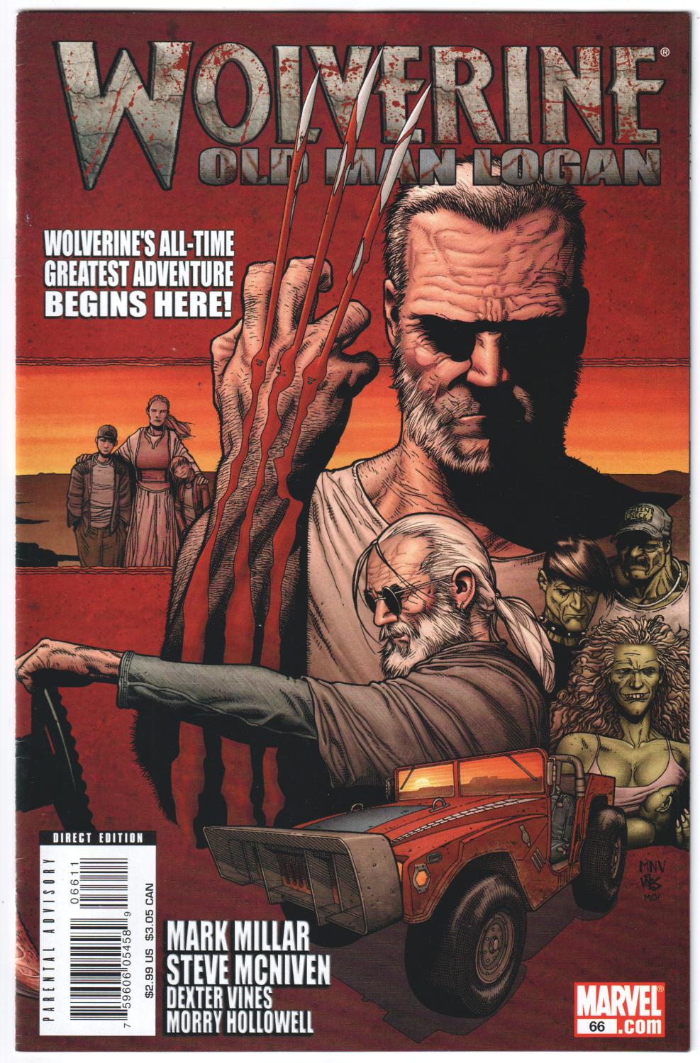 WOLVERINE #66-72 + GIANT SIZE OLD MAN LOGAN 2010 COMPETE SET