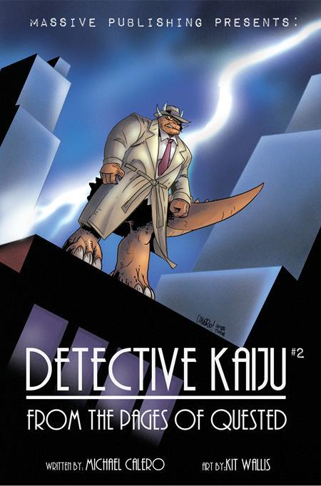 DETECTIVE KAIJU #2 CVR C MICHAEL CALERO NOIR HOMAGE VAR (OF 4)