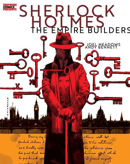 SHERLOCK HOLMES AND THE EMPIRE BUILDERS TP VOL 01 THE GENE GENIE MARK CHIARELLO