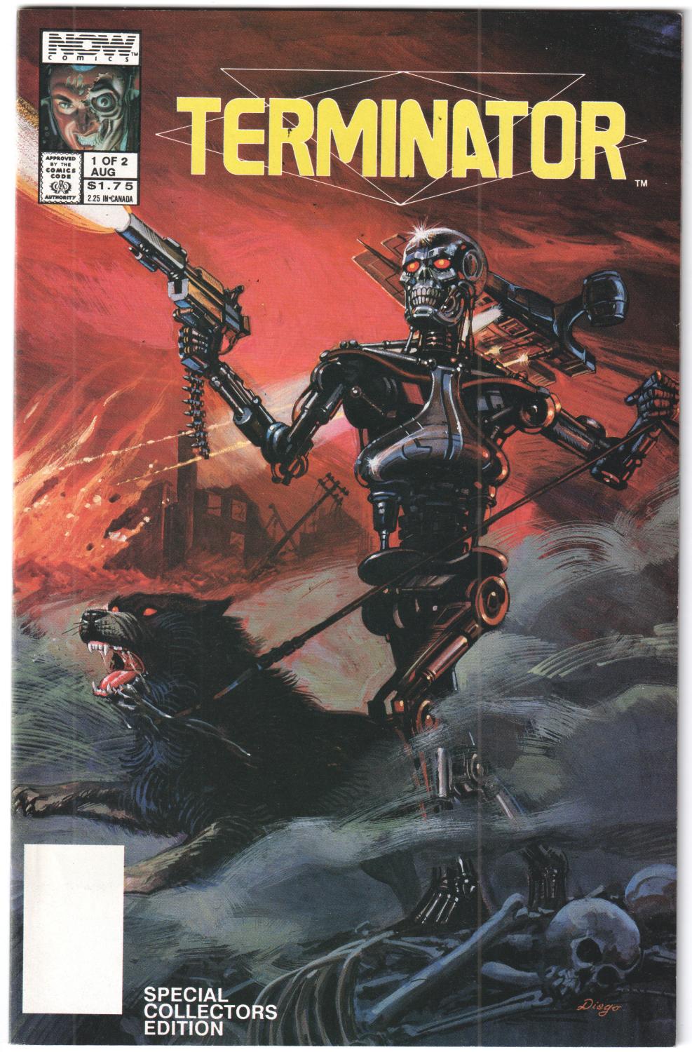 TERMINATOR ALL MY FUTURES PAST V.3 #1-2 NOW 1990 COMPLETE SET