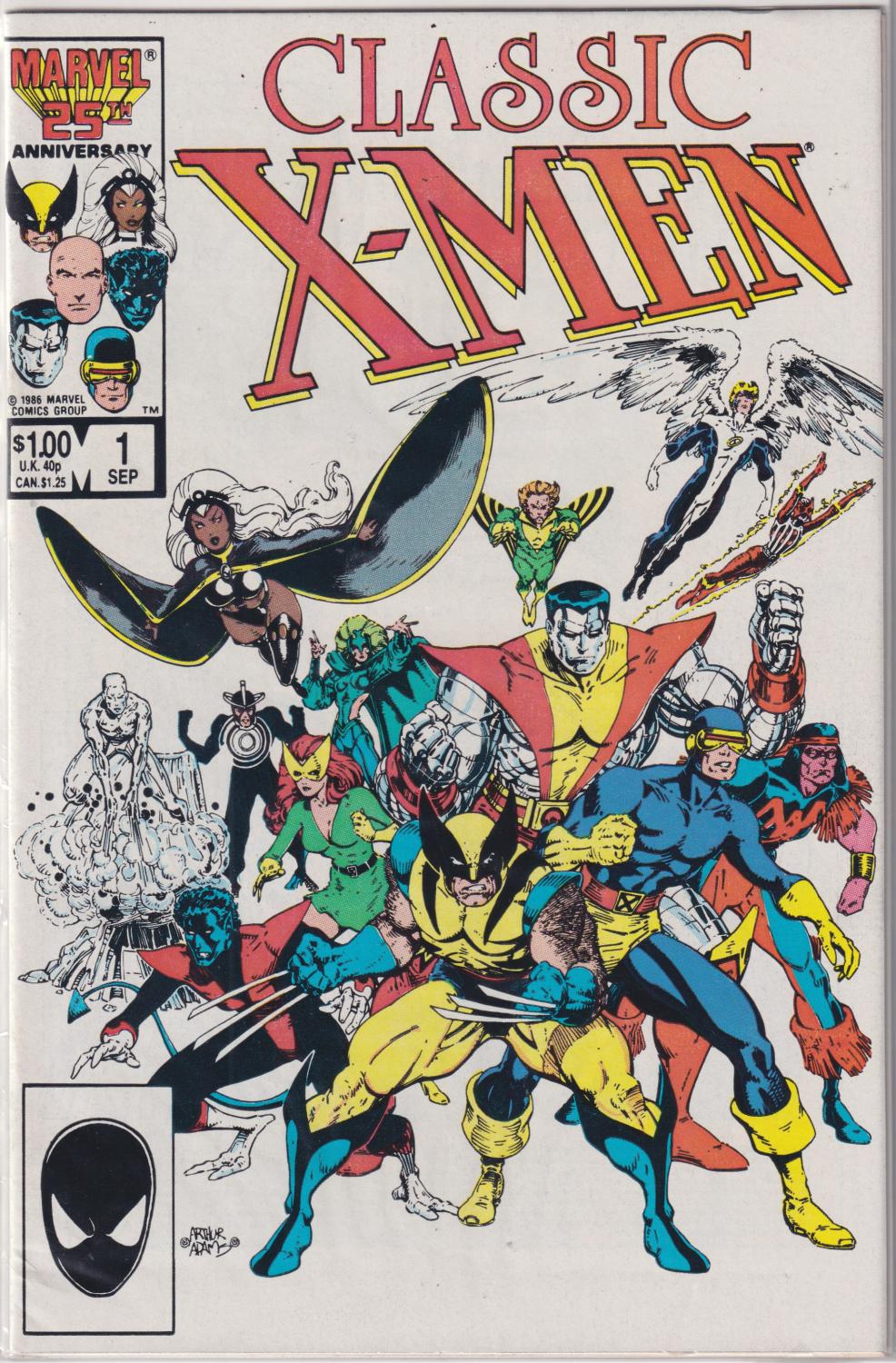 CLASSIC X-MEN #1-44 COMPLETE RUN SET OF ALL BACKUP STORY ISSUES