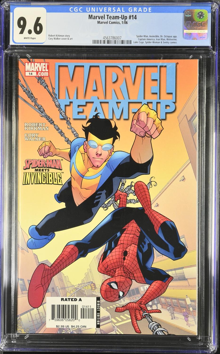MARVEL TEAM-UP #14 2006 CGC 9.6 NM+ SPIDER-MAN AND INVINCIBLE