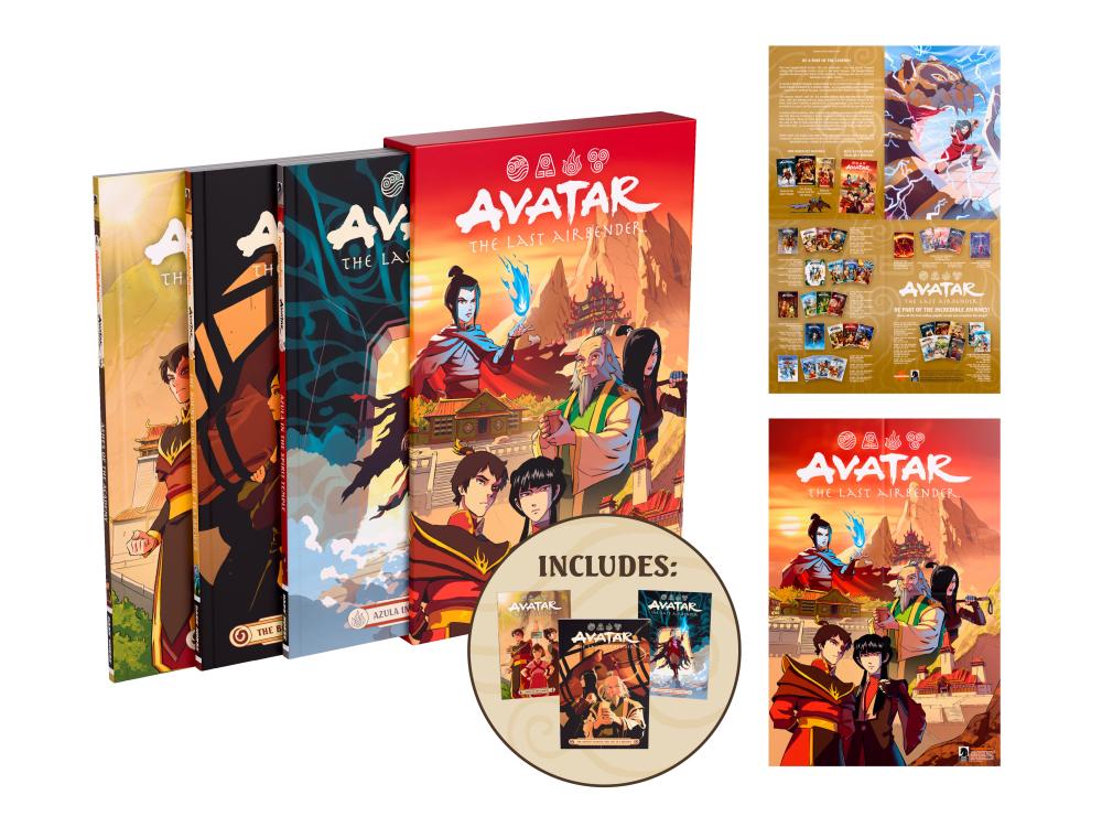 AVATAR THE LAST AIRBENDER--FIRE AND FAMILY TREASURY BOXED SET