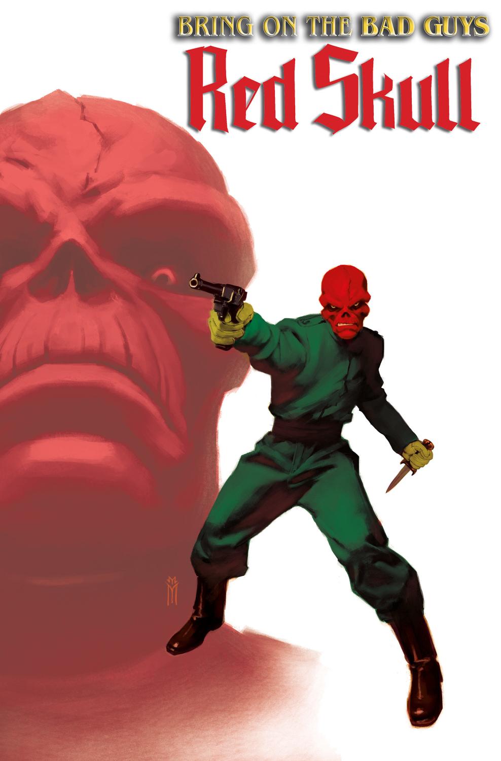 BRING ON THE BAD GUYS RED SKULL #1 MIGUEL MERCADO VAR CVR B