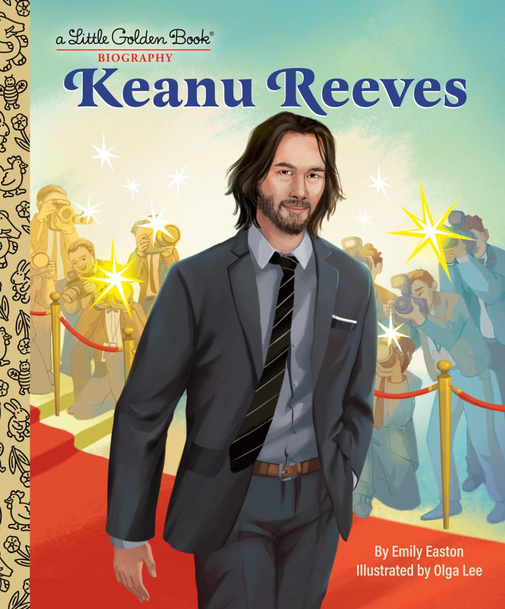 KEANU REEVES A LITTLE GOLDEN BOOK BIOGRAPHY HC HC