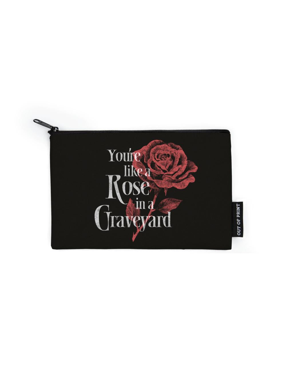 ALCHEMISED ROSE IN A GRAVEYARD POUCH