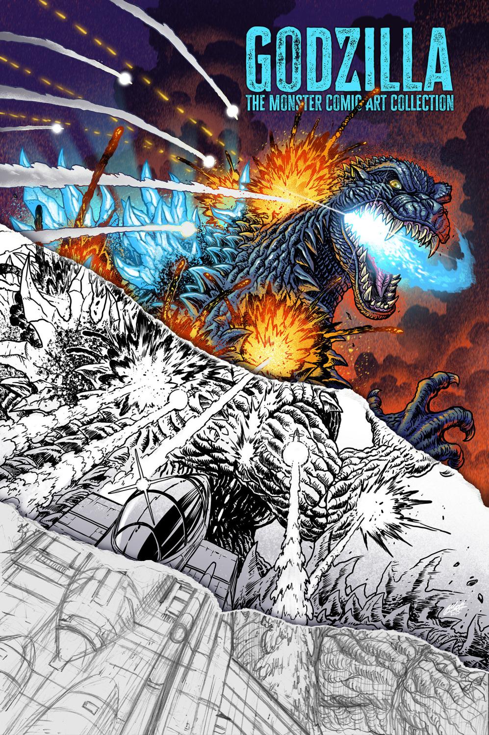 GODZILLA THE MONSTER COMIC ART COLLECTION HC HC