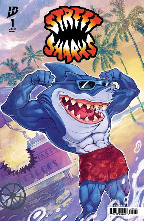 STREET SHARKS #1 VAR C BEALS CVR C