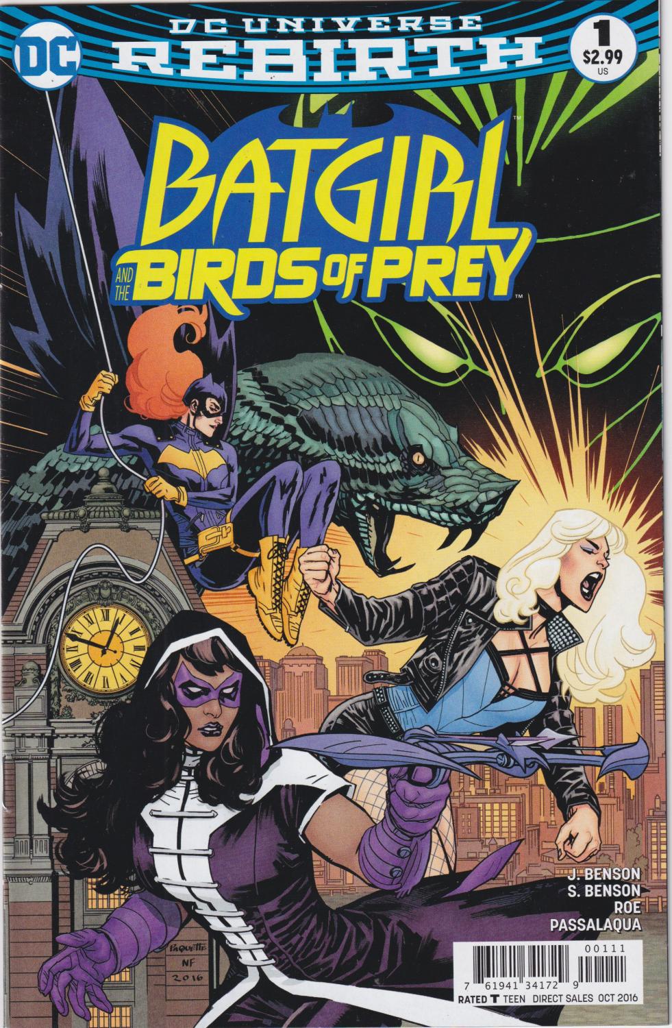 BATGIRL BIRDS OF PREY #1-22, REBIRTH SPECIAL COMPLETE SET