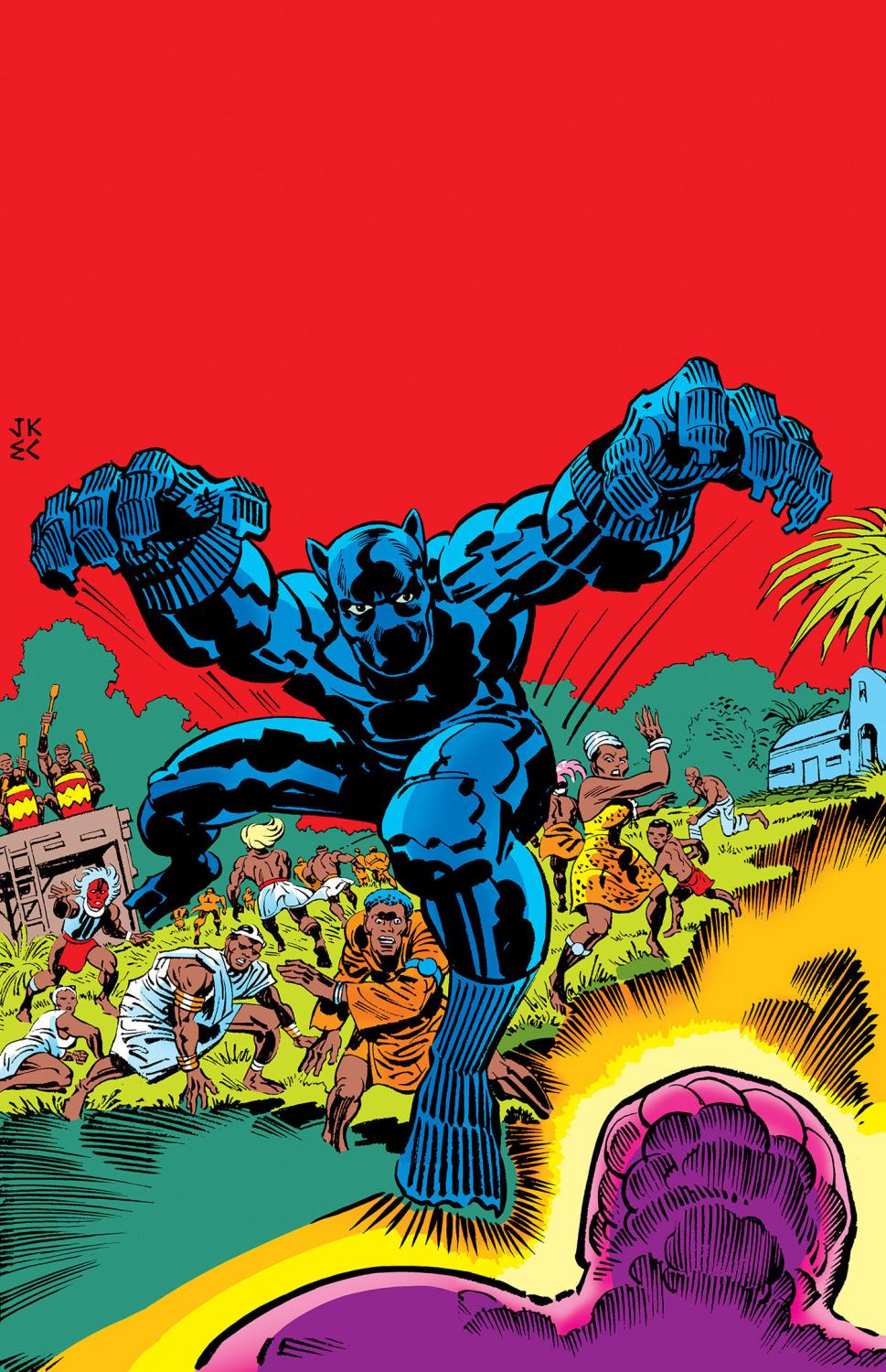 BLACK PANTHER PANTHERS PREY OMNIBUS JACK KIRBY COVER DM ONLY HC