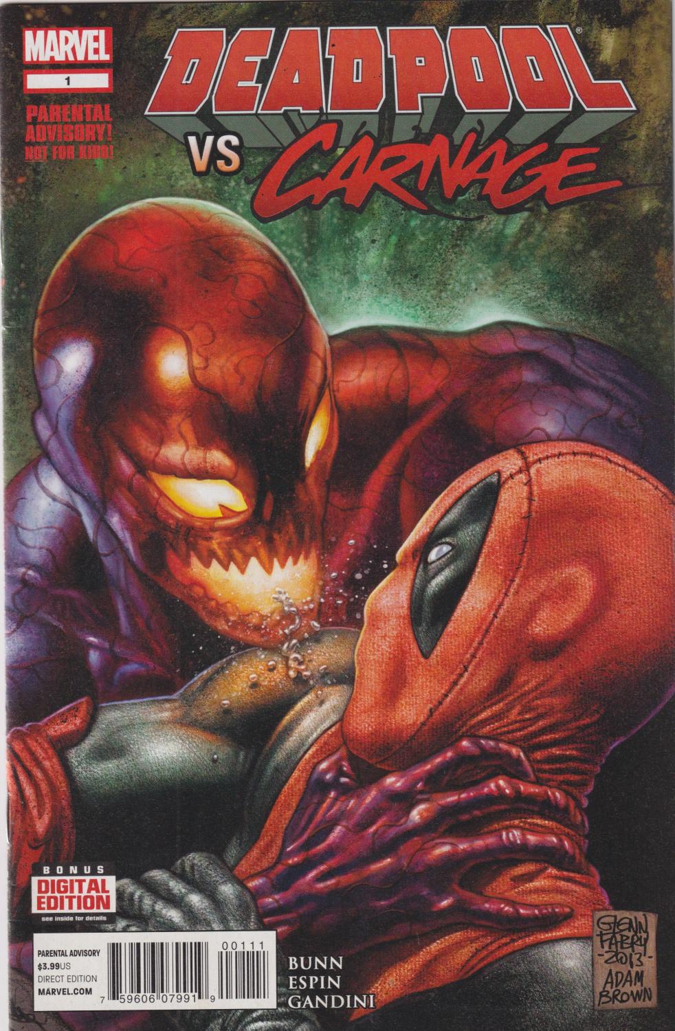 DEADPOOL VS CARNAGE #1-4 MARVEL 2014 COMPLETE SET