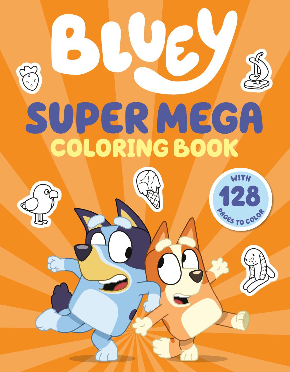 BLUEY SUPER MEGA COLORING BOOK TP