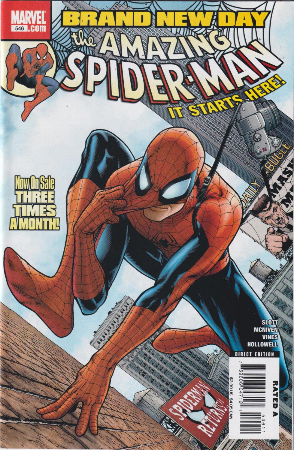 AMAZING SPIDER-MAN #546-564 A BRAND NEW DAY COMPLETE SET