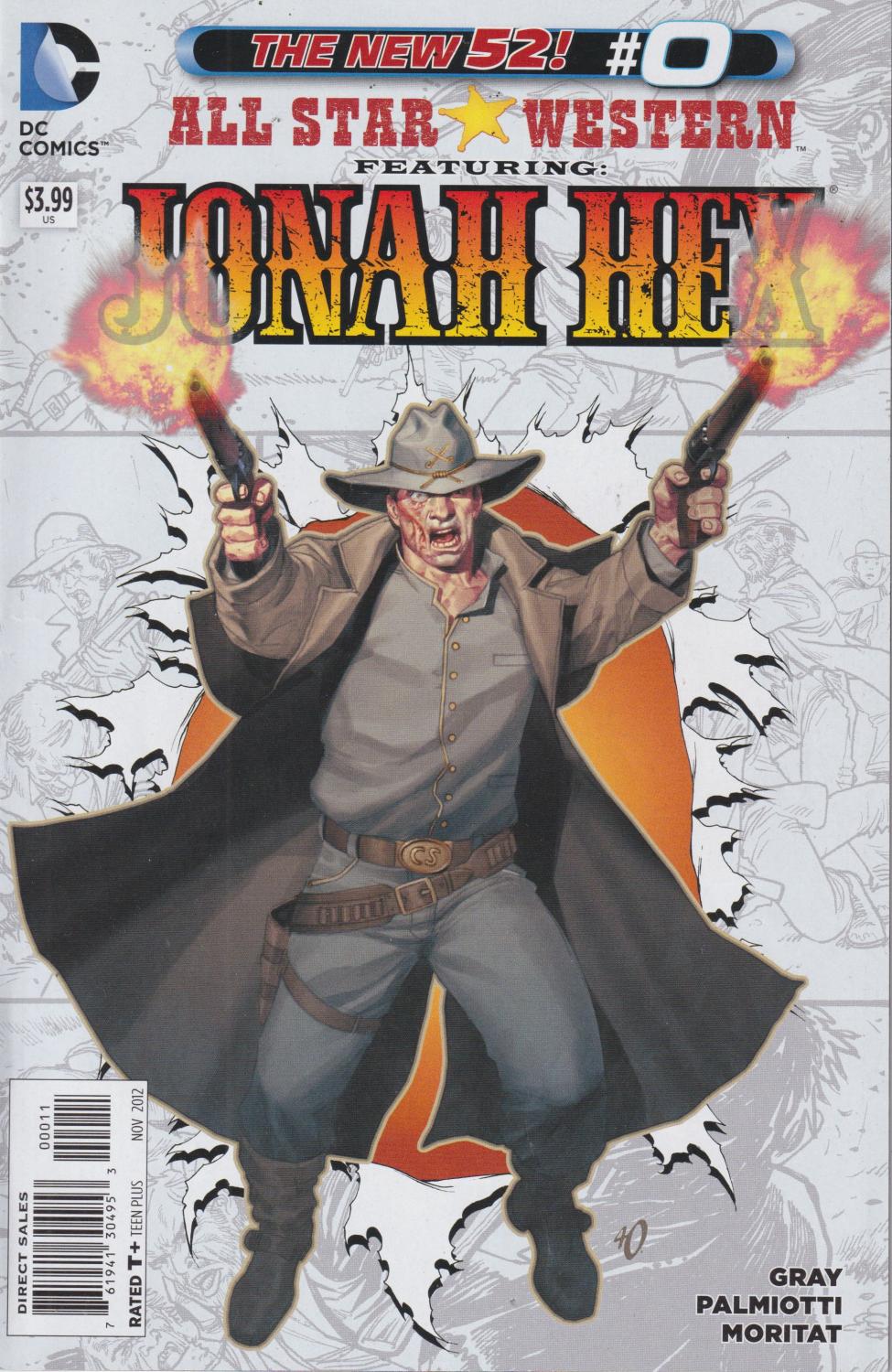 ALL STAR WESTERN FEATURING JONAH HEX #0-34 DC NEW 52 COMPLETE SET